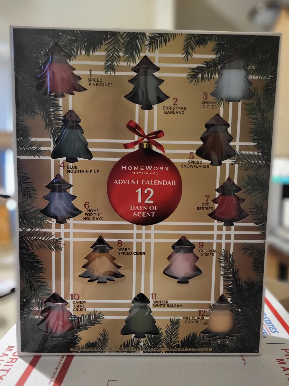 HomeWorx Advent Calendar 12 Days of Scent - Multi-Color